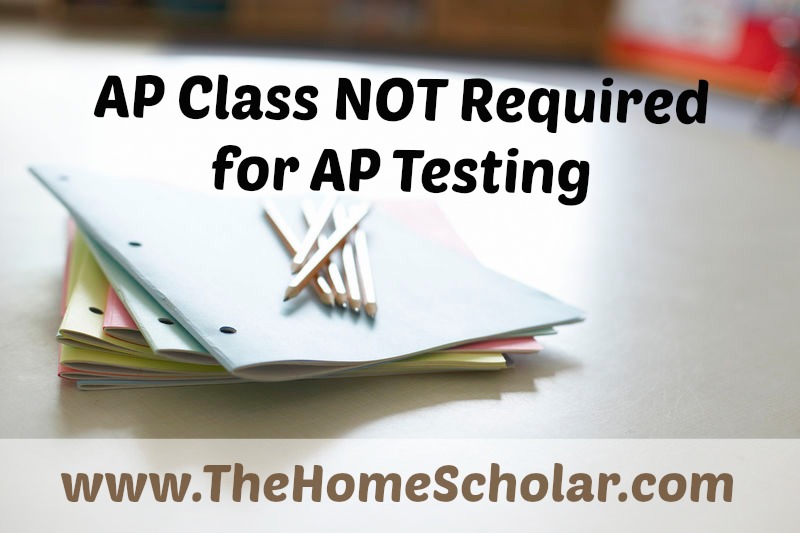 AP Class Not Required for AP Test