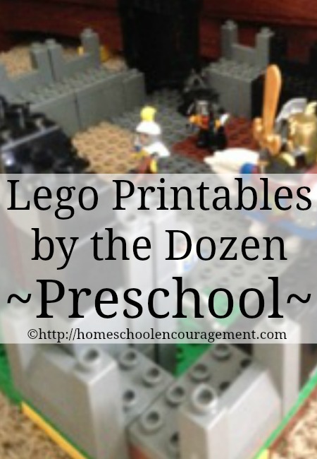 LEGO Printables for Preschoolers