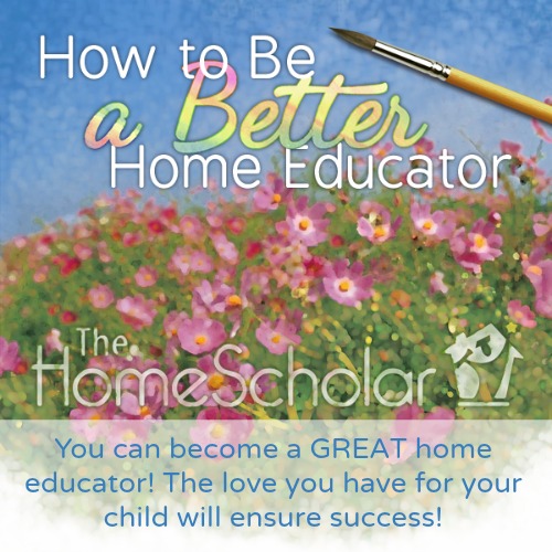 be a great home educator