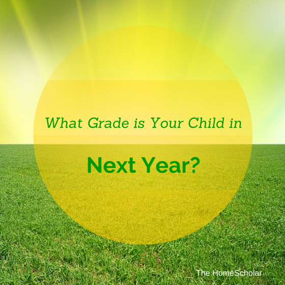 what grade is your child in next year