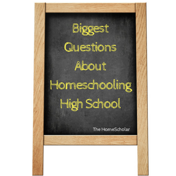 questions about homeschooling high school